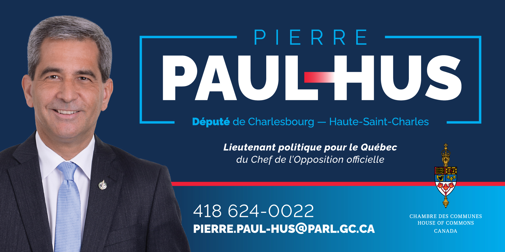 Pierre Paul-Hus, Député fédéral de Charlesbourg-Haute-St-Charles